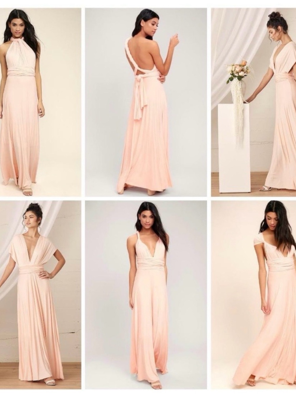 Lulus Blush Convertible Maxi Dress - Women